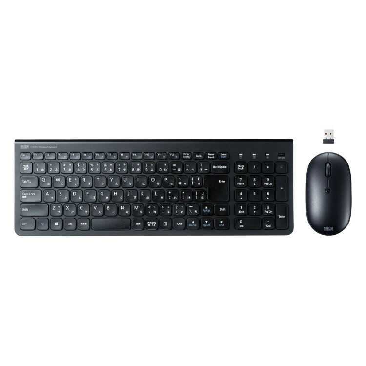 マウス付きワイヤレスキーボード[SAN]