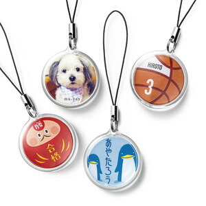 手作りストラップキット(丸・大)サンワサプライ【JP-ST06】[SAN]