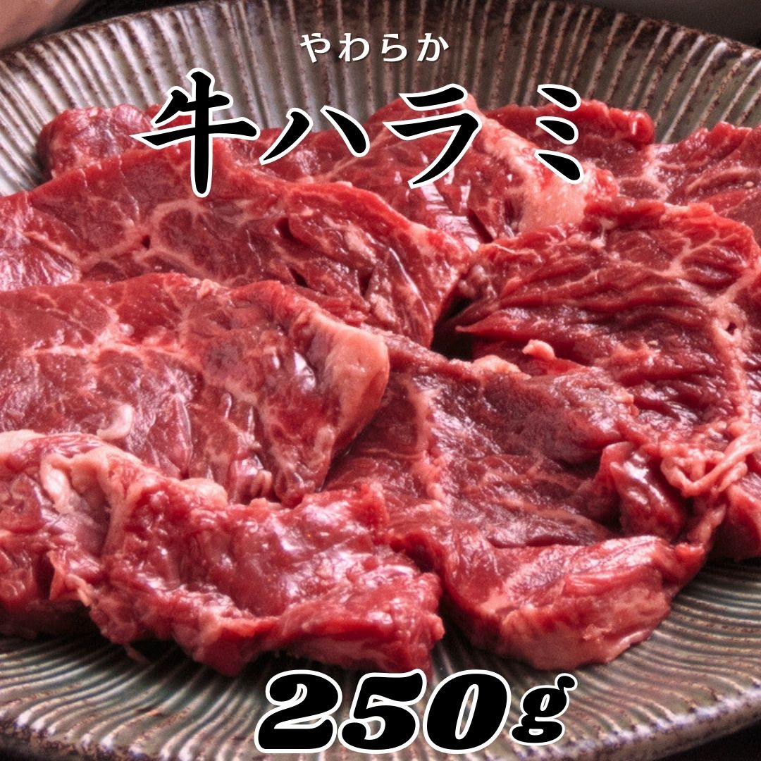 やわらか牛ハラミ 250g おうち焼肉 牛肉 ハラミ 高級グレード 焼き肉 キャンプ BBQ お家焼肉 焼肉 焼肉..