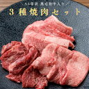 【3種 焼肉セット 黒毛和牛カルビ/上タン/牛ハラミ 】選べる内容量 ギフト A5 肉 焼き肉ギフト お肉ギフト 誕生日 お祝い 内祝 焼肉 食べ比べ 焼き肉 ...