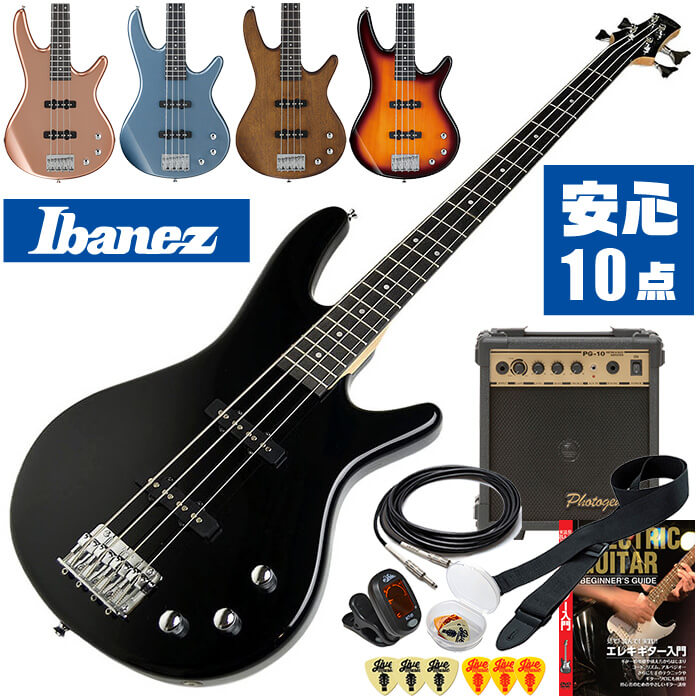 ベース 初心者セット Ibanez GSR180 入門 (安心10点) アイバニーズ エレキベース