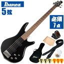 ベース 初心者セット Ibanez GSR205 BK 5弦 入門 (必須 7点) ブラック アイバニーズ エレキベース