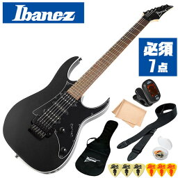 エレキギター 初心者セット Ibanez RG350ZB WK 入門 (必須7点) アイバニーズ ウィザードブラック
