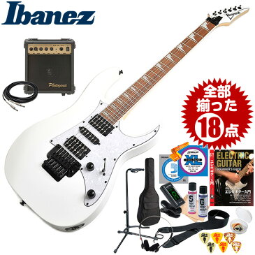エレキギター 初心者セット アイバニーズ RG350DXZ 18点 (Ibanez エレキ ギター 初心者 入門 セット)