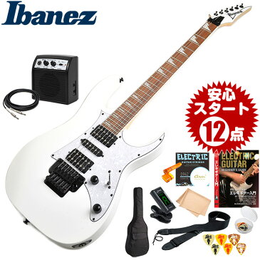 エレキギター 初心者セット アイバニーズ RG350DXZ 12点 (Ibanez エレキ ギター 初心者 入門 セット)