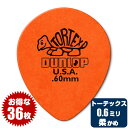 ピック (ギター ピック ベース ピック) (36枚) ダンロップ 413 (0.6ミリ) トーテックス ティアドロップ Jim Dunlop