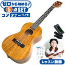 ウクレレ 初心者セット S.ヤイリ YU-T-01K コア材 S.Yairi テナーサイズ 入門 セット