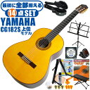 クラシックギター 初心者セット YAMAHA CG182S ヤマハ ハードケース付 14点 入門セット スプルース材単板 ローズウッド材
