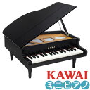 カワイ ミニピアノ KAWAI 1141 グランドピアノ (子供用 ミニ鍵盤 ピアノ 玩具 おもちゃ) ■ ミニピアノ ■ メーカー ： KAWAI (カワイ) ■ 型番 ： 1141 グランドピアノ ■ 鍵盤数 ： 32鍵 (F5〜C8) ■ 音程精度 ： 基準ピッチA=442Hz。各音は基準音-10セントから+20セントに入るように調律。 ■ 材質 ： 本体 ： 木材、鍵盤 ： PS樹脂、脚 ： PP樹脂、音源 ： アルミパイプ ■ サイズ ： 425×450×205 mm（脚付き・蓋閉じ状態） ■ 重量 ： 3.1kg ■ 付属品 ： 脚4本 ■ 対象年齢 ： 3才以上 (トイピアノ) ■ 日本製 (Made In Japan) ■ ギフトラッピングは非対応となります。 ■ 特徴 ■ はじめだからこそ正確な音程を体で覚え、楽しんでいただくために正確な音程精度を追及しました。音程は、半永久的に狂うことはありません。音源はアルミパイプで、地球にも耳にも優しい自然でクリアな音です。 ■ 小さなお子さまにもより音が出しやすいように、新開発の鍵盤アクション機構を搭載しました。弱打が出やすくなり、演奏表現の幅が広がります。また、連打性も向上しました。 ■ 強度をアップした鍵盤を採用し、お子さまのイタズラにも破損しにくくなりました。腕木や屋根の蝶番も頑丈になりました。 ■ 腕木には曲線を美しくデザインし、厚みを増したことでより高級感を演出しました。付属品の脚は、シルエットがよりリアルになりました。 ■ 屋根を閉じると、音量を下げることができます。 ■ カラー ■ ブラック (1141 Black 黒) ■ ブランド ■ 日本が誇るKAWAIブランド (河合楽器製作所) ■ 90 年の歴史を重ねた「KAWAI」は国内外のピアニストに愛されています。選ばれるブランドをめざして、さらに挑戦を続けています。 ■ 送料無料でお届けします。 ・こちらの商品は運賃など運送会社との契約諸事情により、沖縄県は配送対象外となります。 カワイ ミニピアノ KAWAI 1141 グランドピアノ (子供用 ミニ鍵盤 ピアノ 玩具 おもちゃ) ■ 補足説明 ■ 子供向けピアノですが、どなたでも楽しめます。 ・大人(男性、女性)、子供（男子、女子）学生（小学生、中学生、高校生、大学生）小さなお子様(男の子、女の子) ■ 多様な音楽ジャンルで楽しめます。 ・クラシック、ボサノバ、フラメンコ、タンゴ、ラテンをはじめ、J-POP（Jポップ）、ロック、ブルース、フォークソング、カントリー、ラグタイム、ジャズはもちろん、演歌、童謡、民族音楽、ハワイアン、フラ(フラダンス)の演奏、メタルやヒップホップ、ブラックミュージックの味付け、サンプリングにも使われる事もあります。 ■ 楽しみ方はいろいろ！ ・趣味として余暇を楽しむのはもちろん、休日のアウトドア（キャンプ、お花見など野外での演奏）結婚式や二次会、忘年会、新年会の余興・老後に指先を使う事でボケ防止に役立つ事から、老人ホームなどで演奏を楽しむご高齢の方が多くなっています。・自宅録音や、自分の演奏を「歌ってみた」「演奏してみた」でYouTubeなどの動画サイトやSNSへ投稿する楽しみ方も増えています。 ■ 新しい生活様式の中でも趣味が広がります。 ・お家時間に家で楽しめるインドアの趣味として一人でも気軽に楽しめる鍵盤楽器を始める方が増えています。おうち時間、お一人様の暇つぶしのつもりで始めたけれど「楽器の響きに癒されて夢中になっている」など声を多く頂いております。 ■ 当店のミニピアノや、かわいい小物など、ギフトにも好評です。楽器関連アイテムのプレゼントはいかですか？ ・母の日、父の日、敬老の日（親、祖父、祖母へ）、誕生日（夫、嫁へ、息子、娘へ、孫へバースデープレゼント）、バレンタインデーやホワイトデー、クリスマスのクリスマスプレゼント（家族へのクリプレ）など、定番のギフトイベントこそ、初心者モデルのビギナーセットなど、気の利いたプレゼントを贈ってみませんか。また、入学祝い、卒業祝い、成人式や就職、引っ越しなど、新生活の贈り物として、いかがでしょうか。カワイ ミニピアノ KAWAI 1141 グランドピアノ (子供用 ミニ鍵盤 ピアノ 玩具 おもちゃ) 子供でも弾きやすい鍵盤と正確な音程はさすがカワイのトイピアノ