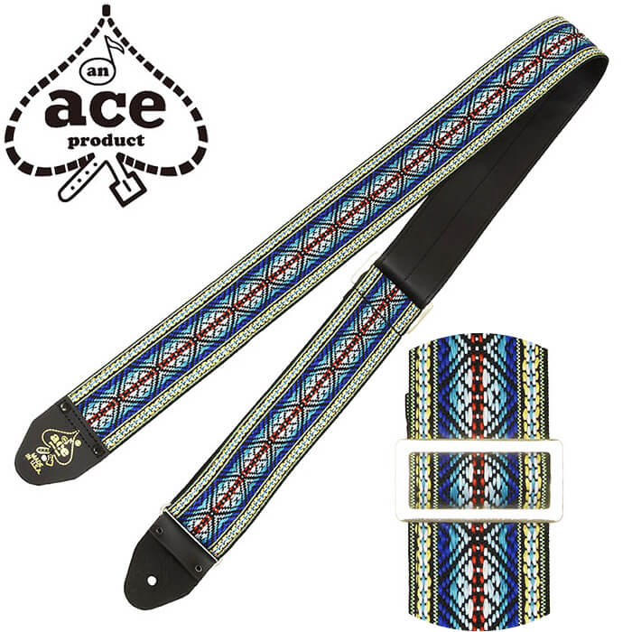 ギター ストラップ D'Andrea Ace Guitar Straps ACE-13 -Summer of 69- (エレキ アコースティックギター ベース) エ…