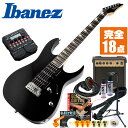 エレキギター 初心者セット アイバニーズ GRG170DX 入門 (ズーム エフェクター 18点) Ibanez ストラトタイプ