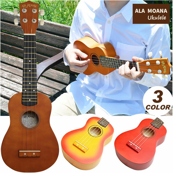 ウクレレ　入門モデル　ALAMOANA　UKULELE　UK100G　SOPRANO　ウクレレ初心者　ソプラノサイズ