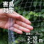 【サイズ豊富★2mから10m選択可能!】 防鳥ネット 25mm菱目 鳥よけネット鳩よけネットベランダ鳥避けネッ 落ち葉よけネット トぼうちょうネットかすみ網幅5m×長さ5m果樹守りや野菜栽培猫侵入脱出防止透明色2.5cm 細目 1,990円