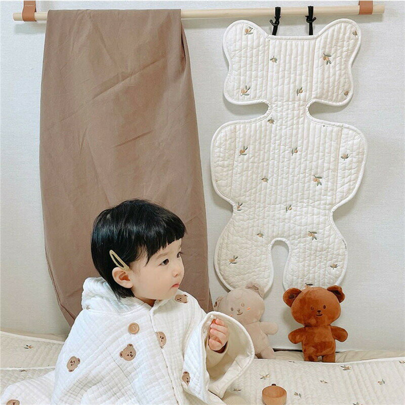 ベビーカーシート 綿 オールシーズン ベビーカー クッション ベビーカー用 汗取りシート さらさらシート 接触冷感 夏 ひんやりシート ベビー 子供 新生児 洗濯可能 涼しい 柔らかい 通気性 可愛い お出産祝い 贈り物 グッズ ベビーカー用品