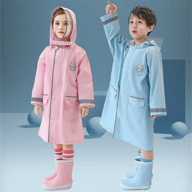 子供 レインコート キッズ ランドセル対応 男の子 女の子 レインポンチョ 梅雨 収...