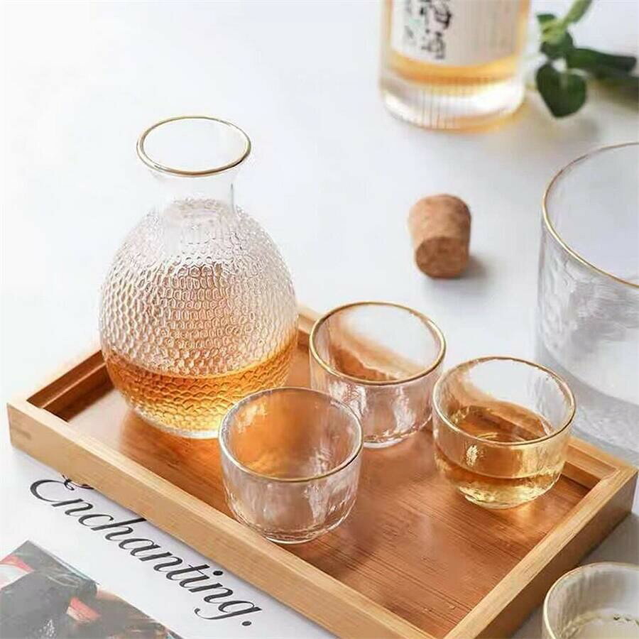 日本酒 酒器セット しょう酒器セット 酒燗器 熱燗 冷酒器 耐熱ガラス 燗瓶 盃 プラ...