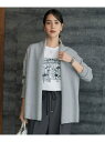 【SALE/30%OFF】【洗える】ソフトウールハイゲージ カーディガン 自由区 L ジユウク トップス カーディガン ベージュ グレー ネイビー【RBA_E】...