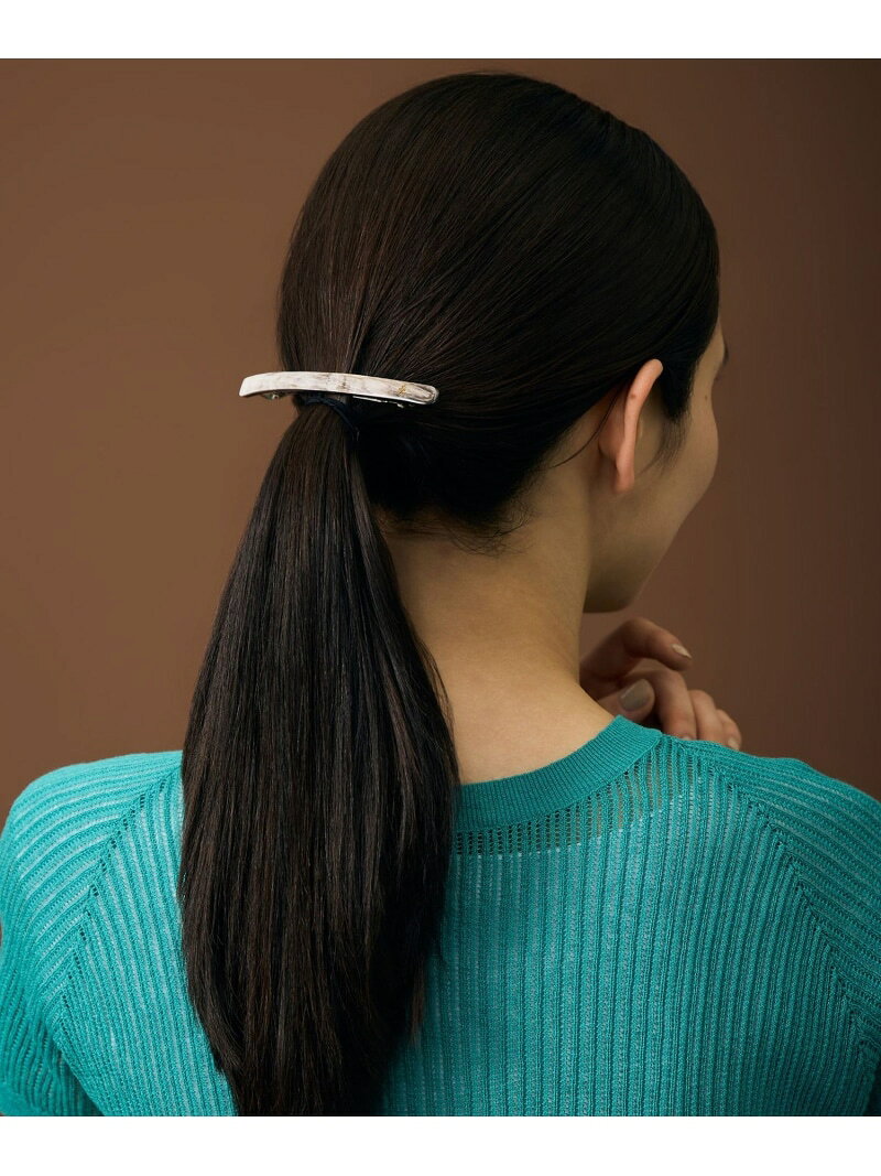 ウォーターバッファロー バレッタ 自由区 ジユウク ヘアアクセサリー バレッタ・ヘアクリップ・ヘアピン ベージュ【送料無料】[Rakuten Fashion] jiyuku-10008605 自由区 サンプル画像2