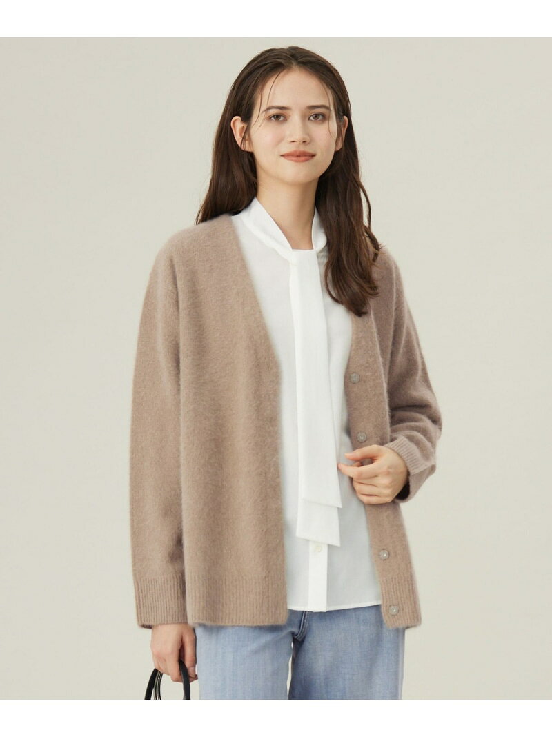 【SALE／30%OFF】フォックスウール カーディガン 自由区 S ジユウク トップス カーディガン ブルー ベージュ【RBA_E】【送料無料】[Rakuten Fashion] jiyuku-10006874 自由区 サンプル画像2