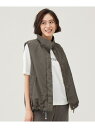 【SALE/30%OFF】【洗える】パッファー ベスト 自由区 L ジユウク トップス ベスト・ジレ ベージュ カーキグリーン【RBA_E】【送料無料】[Rak...