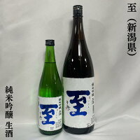 至(いたる) 純米吟醸 生酒 新潟県(逸見酒造)【720ml/1800ml】[日本酒/メロンの様な吟醸香/人気銘柄]