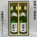 赤城山（あかぎさん） 本醸造辛口ギフトセット 群馬県（近藤酒造）【1800ml 2本】［日本酒／群馬の地酒／辛口好きへの贈り物に］※ギフ..