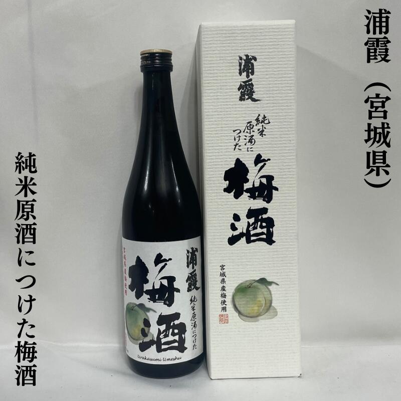 浦霞 純米原酒につけた梅酒 ギフト箱入り 宮城県（株式会社佐浦）【720ml】