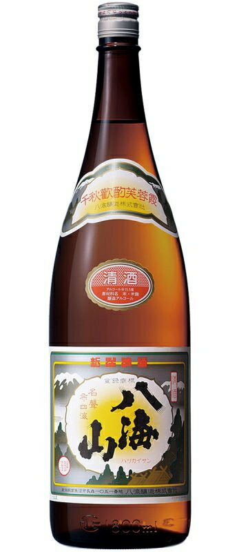 新潟県 八海山 清酒 1800ml 要低温製造年月2022年12月以降