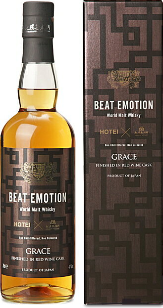 滋賀県 長濱蒸溜所布袋寅泰 BEAT EMOTION WORLD MALT GRACE 47度 700ml 化粧箱入