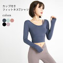 【SS限定価格+半額商品多数+お得クーポン+P2】【マラソン期間最大10%OFFクーポン&P2倍】コンプレッションウェア トップス トレーニングウェア レディース コンプレッションインナー フィットネスTシャツ カップ付き ヘソ出し ヨガウェア