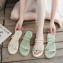 【Fashion SALE&半額商品多数&お得クーポン】【送料無料】ストラップサンダル レディース サンダル 夏 前開き フラット底 ミュール お洒落 ビーサン...