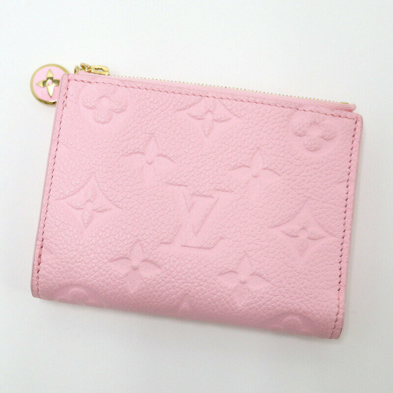乐天商城 - 【中古】LOUIS VUITTON ルイヴィトン ポルトフォイユ・リサ モノグラムアンプラント コットンキャンディ M14655 RFID