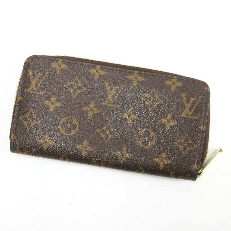 【中古】LOUIS VUITTON ルイヴィトン ジッピーウォレット 長財布 モノグラム フューシャ M41895 GI0136