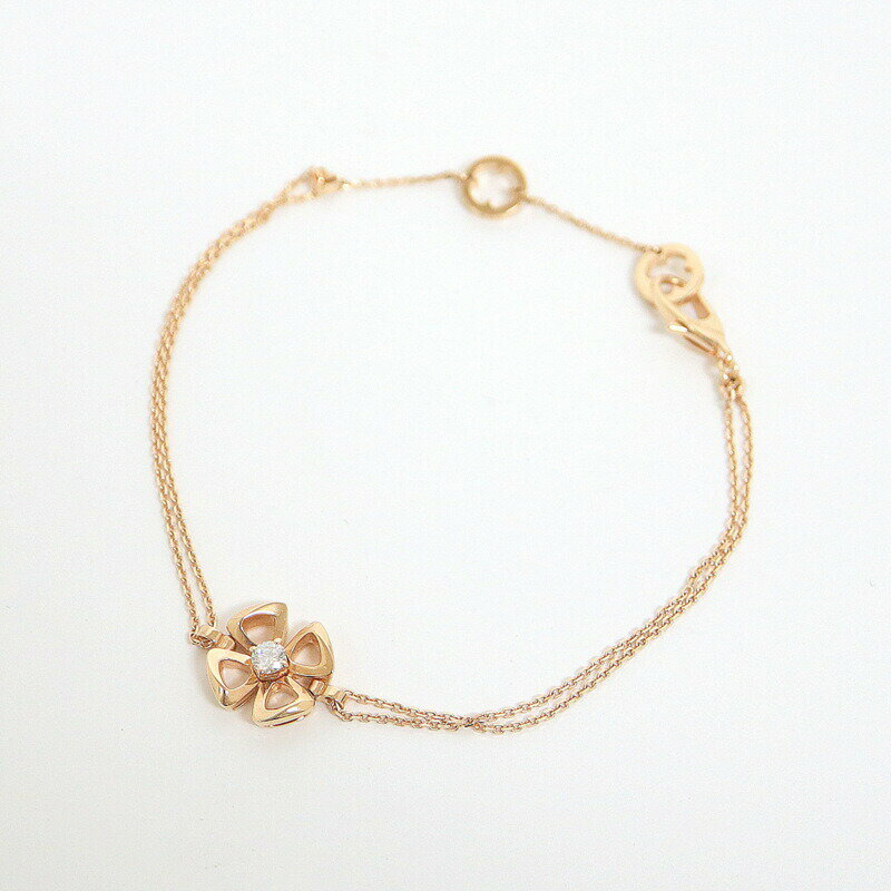 鑽石 - 【中古】BVLGARI ブルガリ フィオレヴァーブレスレット PG750 ダイヤモンド