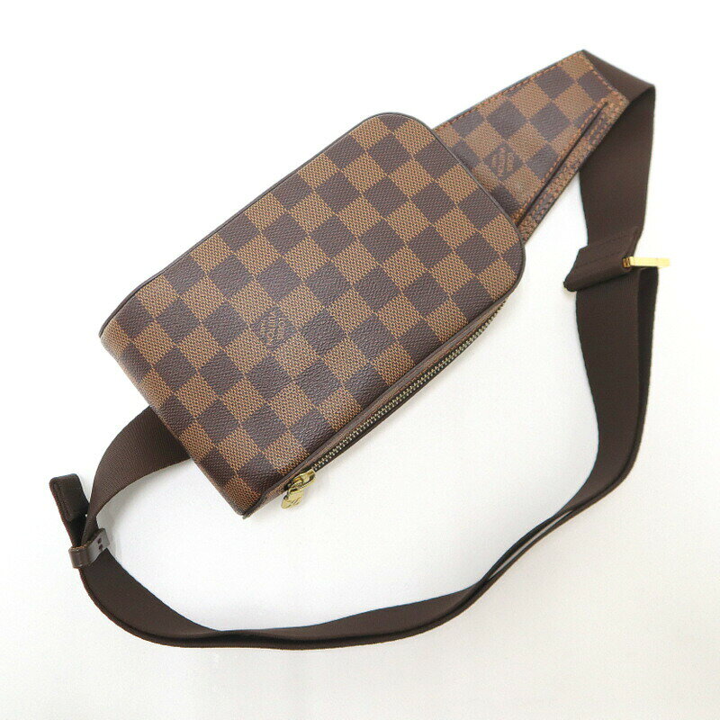 【中古】LOUIS VUITTON ルイヴィトン ジェロニモス ボディバッグ ダミエ エベヌ N51994 CA0122