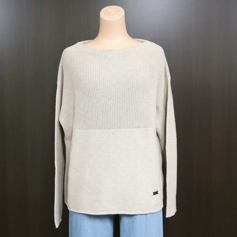 Rakuten - 【中古】BURBERRY LONDON バーバリーロンドン ニットセーター ベージュ 麻×綿×ナイロン×ポリウレタン #5