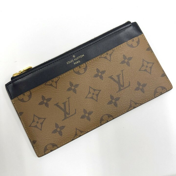 乐天商城 - 【中古】LOUISVUITTON ルイヴィトン スリムパース コインケース モノグラム・リバース M80390 RFID