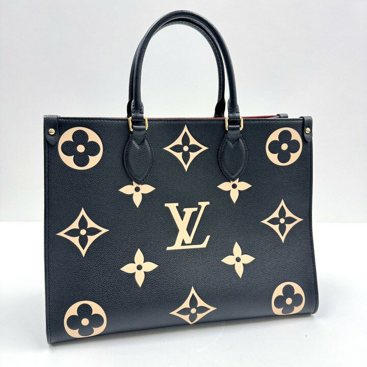 【中古】LOUIS VUITTON ルイヴィトン オンザゴーMM 2WAYハンドバッグ モノグラムアンプラント M45495 RFID