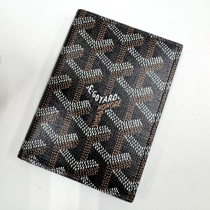 【中古】GOYARD ゴヤール サンマルク カードケース レザー ブラック×ブラウン×ホワイト STMAR2PMLTY01CL01Xの商品画像