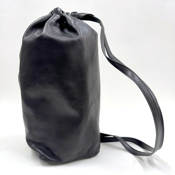 Rakuten - 【中古】CELINE セリーヌ セーラーバッグ カーフレザー ブラック