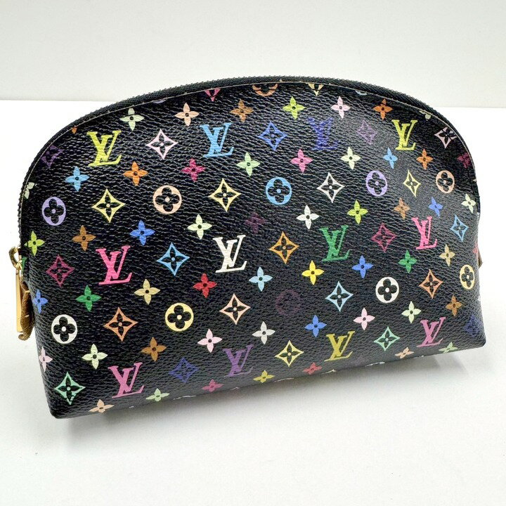 Rakuten - 【中古】LOUIS VUITTON ルイヴィトン ポシェットコスメティックス モノグラム マルチカラー ノワール×グルナード M47355