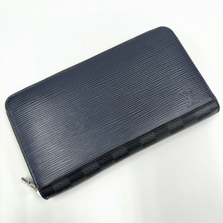 【中古】LOUIS VUITTON ルイヴィトン ジッピーオーガナイザーNM 長財布 エピ×ダミエグラフィット×タイガ M68227 CA1199