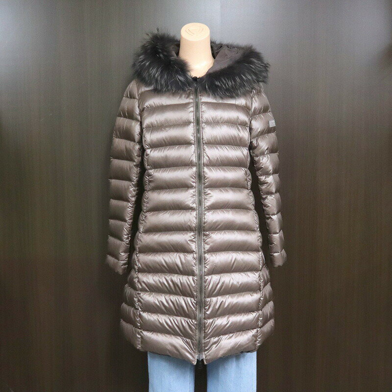 乐天商城 - 【中古】TATRAS タトラス ダウンジャケット フード付き ダウン90% ブラウン サイズ04（170/92A） LTA20A4706