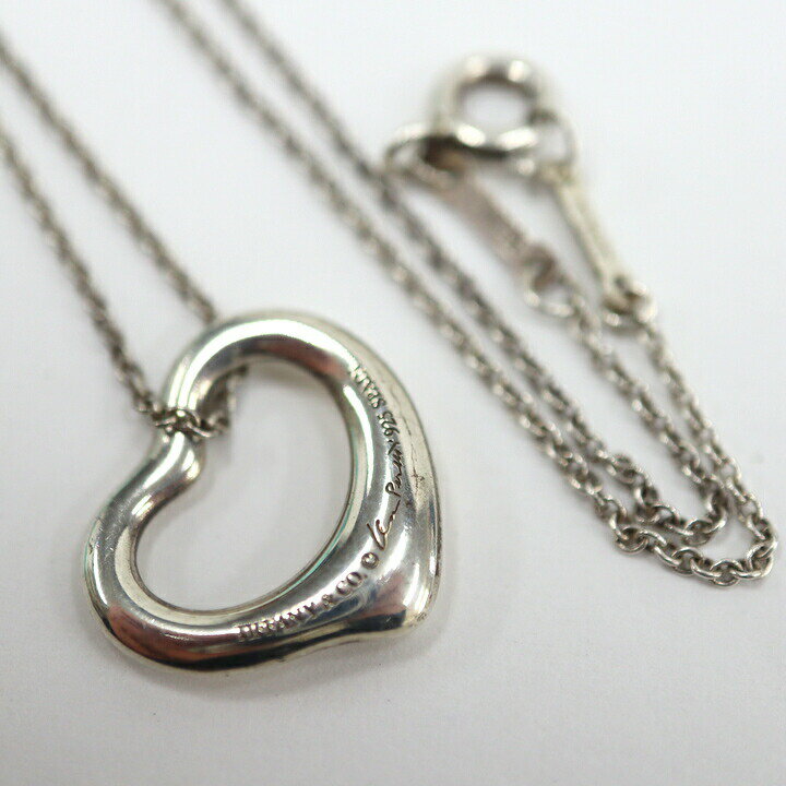 楽天市場】ティファニー オープンハート ネックレス シルバー 中古の通販