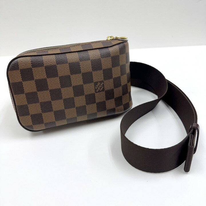 Rakuten - 【中古】LOUIS VUITTON ルイヴィトン ジェロニモス ボディバッグ ダミエ エベヌ N51994 CA1015
