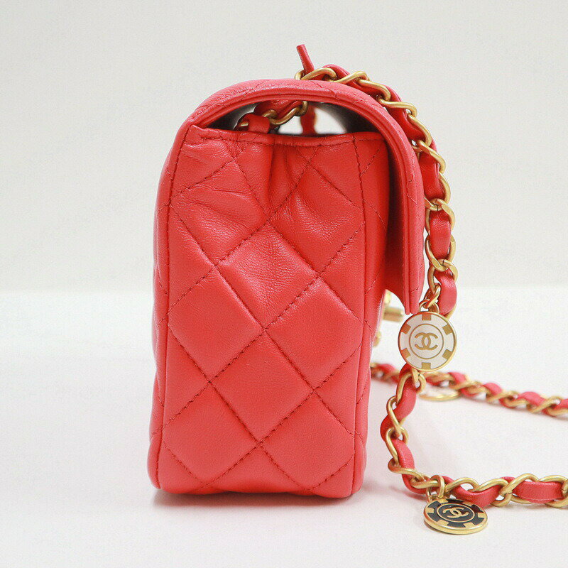 ����š�CHANEL ����ͥ� �ߥ˥ޥȥ�å� �������󥷥������Хå� �����ޡ�����6P���㡼�� ��ॹ���� ��å� AS3737