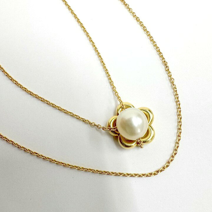 乐天商城 - 【中古】TASAKI タサキ K18 2連ネックレス パール7mm 4.2g