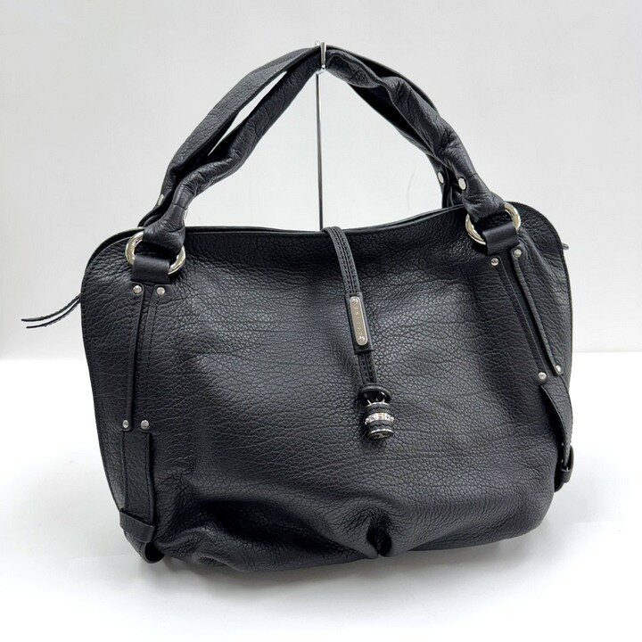 【中古】CELINE セリーヌ ビタースウィート ハンドバッグ ブラック レザー