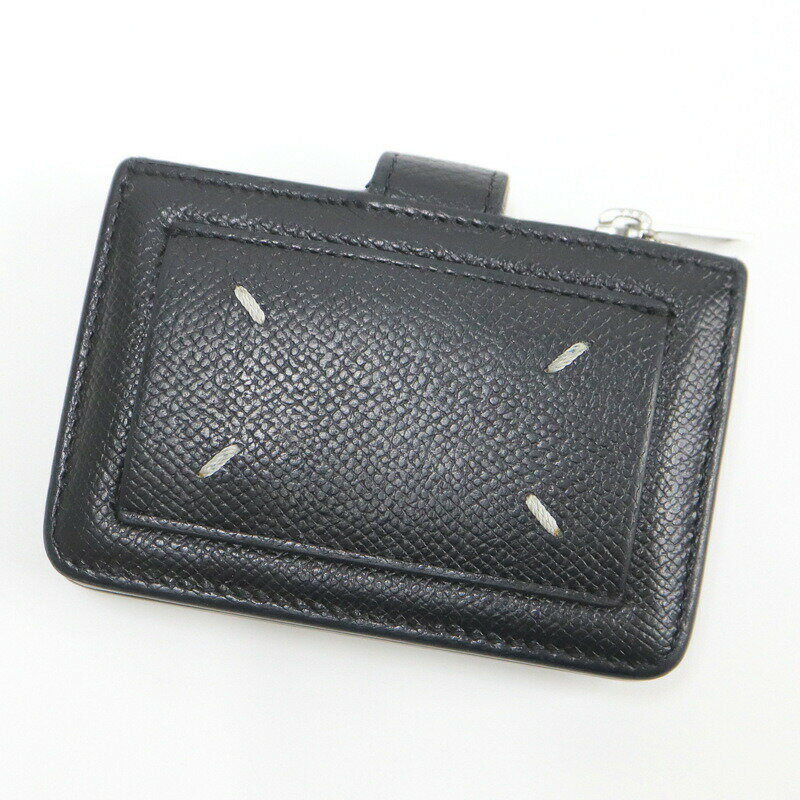 Rakuten - 【中古】MaisonMargiela メゾンマルジェラ カードコインケース ブラック レザー S35UI0532