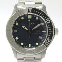 【中古】GUCCI G-TIMELESS 腕時計 SS ネイビー文字盤 YA126253